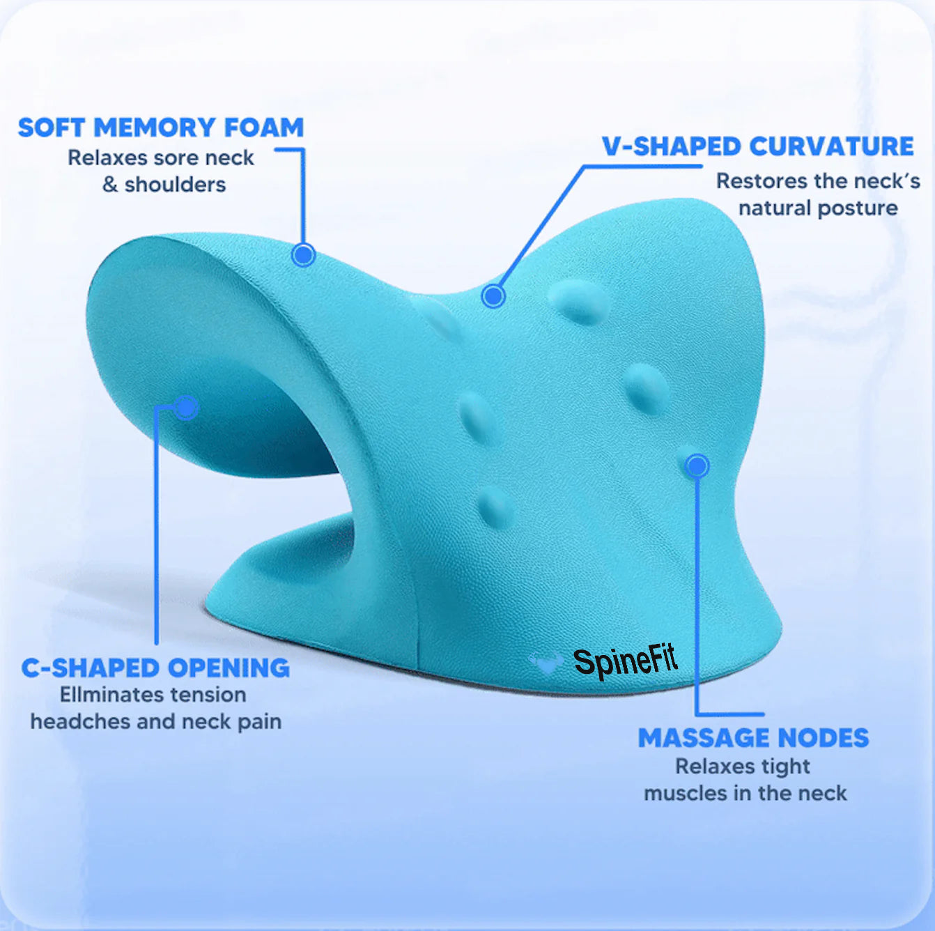 SpineFit™ Neck Cloud - Cervical Traction Device